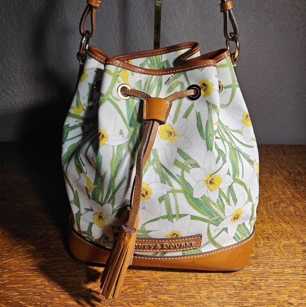 Dooney & Bourke Daffodil Bucket Bag - Picture 1 of 14